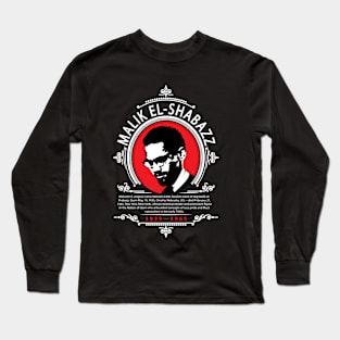 Malik El-shabazz Long Sleeve T-Shirt